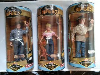 Rare Limited Edition 10 " Beverly Hillbillies Jed,  Jethro,  Ellie May Figures