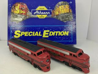 Athearn Ho Scale Special Edition Lehigh Valley F7a Pair Both Powered