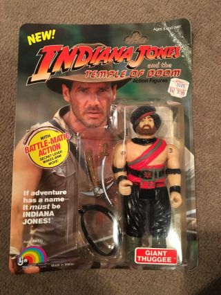 Indiana Jones Temple Of Doom 1984 Ljn Giant Thuggee