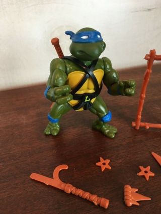 Teenage Mutant Ninja Turtles TMNT 1988 Leonardo Soft Head Leo Complete Pizza 2