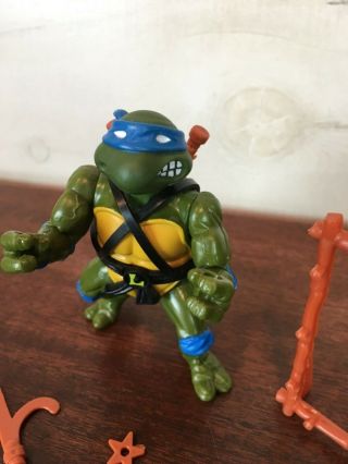 Teenage Mutant Ninja Turtles TMNT 1988 Leonardo Soft Head Leo Complete Pizza 3