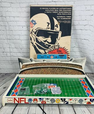 Tudor 618/619 NFL Electric Football Game Lions vs Rams With Box 5