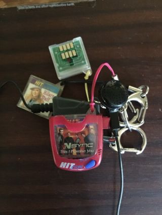 Vintage Tiger Electronics Hit Clips Music Player W/ Britney Spears And Other