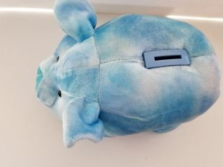 Dan Dee Collector ' s Choice Blue Plush Pig Piggy Bank 4