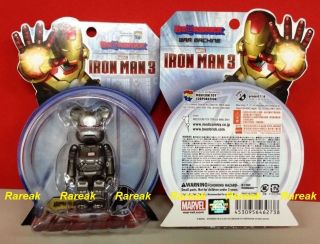Medicom 2013 Be@rbrick Marvel Avengers Iron Man 3 100 War Machine Ii Bearbrick