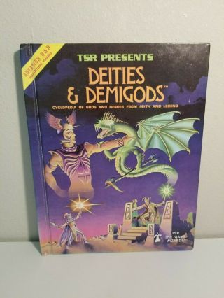 Ad&d Deities And Demigods 1st Edition - Tsr 128 Pages
