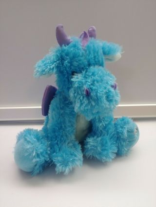Russ Shining Stars Sparkly Blue Purple Dragon 7 " Plush Stuffed Animal