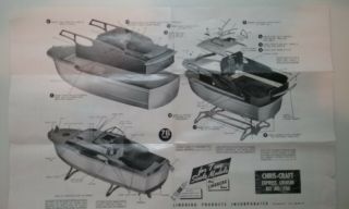 Vintage Lindberg Express Cruiser Chris Craft 1:40,  Model Boat Kit 700:98 1960 ' s 6