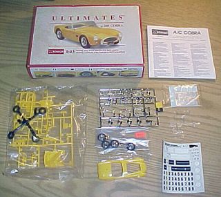 289 Cobra - The Ultimates From Monogram - 1/43 Scale Plastic Model Kit,  Bonus