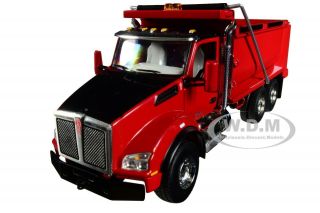 Boxdented Kenworth T880 Tandem Axle Dump Truck Red 1/50 By First Gear 50 - 3405