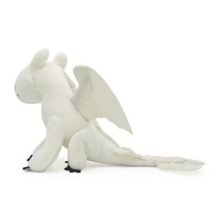 Official Licensed How to Train Your Dragon LIGHT FURY Plush Doll Soft Toys 12 