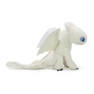 Official Licensed How to Train Your Dragon LIGHT FURY Plush Doll Soft Toys 12 
