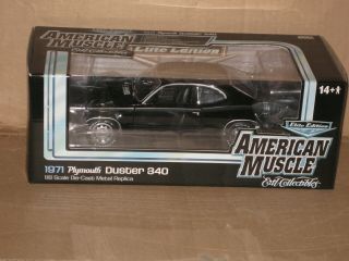 Ertl Collectibles Elite Edition American Muscle 1971 Plymouth Duster 340 Black