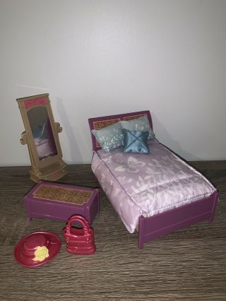 Fisher - Price Loving Family Dollhouse Purple Bedroom Set