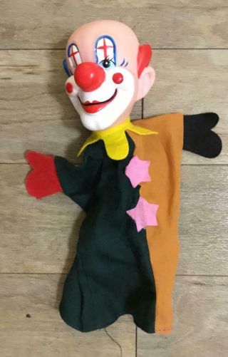 Vintage Hand Puppet Doll Mr.  Rogers Neighborhood Clown 1970 