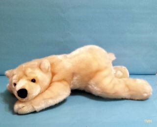 Sea World Polar Bear Plush 14 " Stuffed Animal Toy Cream White