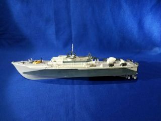 Vintage Plastic Revell Us Wwii Cruiser Battleship Model Kit Built Up 15