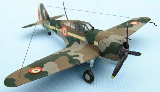 Curtiss Hawk H.  75a.  2,  Armeé Del Aire,  1940,  Scale 1/72,  Hand - Made Plastic Model