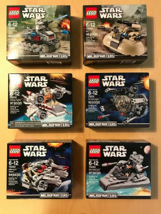 Lego Star Wars - Microfighters Series 1 - Complete Set -