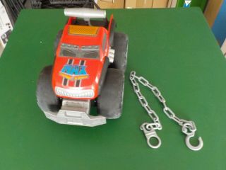 Jakks 2014 Max Tow Truck Red 4x4 With Chain Battery Powered (jo)