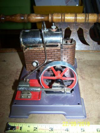 Vintage Wilesco Steam Engine Toy Made In Germany