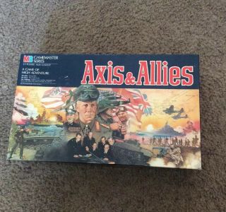Axis And Allies Board Game Milton Bradley 1st Edition 1984 100 Complete.