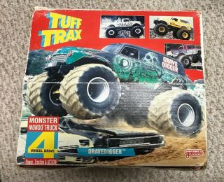 Grave Digger Galoob Tuff Trax Battery Powered Monster Truck