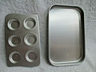 Easy Bake Oven Replacement Accessories 4x6 " Rectangular & 3 1/4 " Muffin Pans