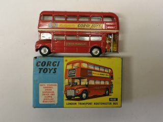Corgi Toys Gb London Transport Routemaster Bus 468 Mib