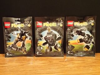Lego Mixels – 41503,  41504,  41505 – Shuff Krader Seismo – Series 1