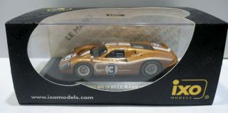 1:43 Ixo Models Auto Racing Car Ford Mk Iv Gt40 1967 Le Mans Andretti Bianchi 3
