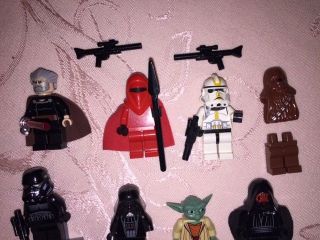 Lego Star Wars Yoda Darth Vader Maul Luke Stormtrooper Guard Count Minifigures 2