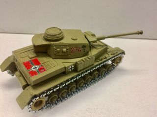 Afrika Korps Solido Verem Tank German Panzer Iv Char 1/50 And Box