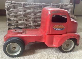 Vintage Tonka Toys Mound Metalcraft Inc.  Pressed Steel Semi Truck Cab Only Vtg