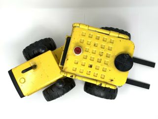 Vintage Mighty Tonka Fork Lift Loader XMB 975 Tires Pressed Steel Toy 54752 2