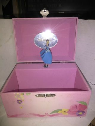 Disney Princess Musical Jewelry Box,  Pink,  6x4