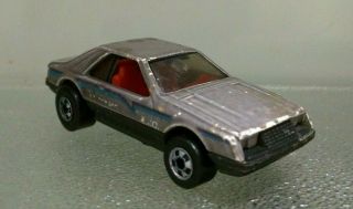 Hot Wheels Color Racers 1979 Fox Body S.  V.  O.  Turbo Mustang (Rare) Car 2