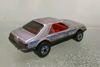 Hot Wheels Color Racers 1979 Fox Body S.  V.  O.  Turbo Mustang (Rare) Car 7