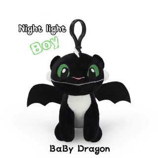 How to Train Your Dragon 3 Baby Night Light Doll Toys Keyring Keychain Clip 5 