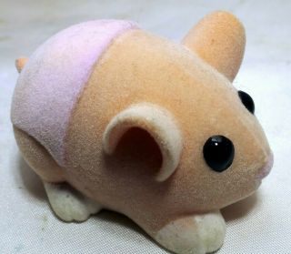 Zhu Zhu Pets Babies Flocked Felted Hamsters Mouse Roller Ball Cepia - Pink
