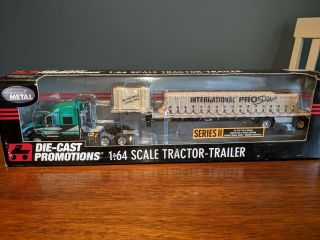 Die Cast Promotions Series Ii International Pro Star Tractor/trailer 1:64 Scale