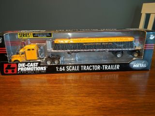 Dcp Die Cast Promotions Series 1 Tractor - Trailer 1:64 Scale
