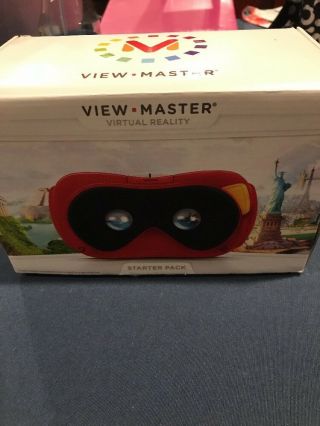 Mattel View - Master Virtual Reality Vr Starter Pack For Smartphones Red B