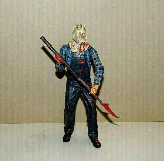 Friday The 13th Part 2 Custom " Bloody " Jason Voorhees Action Figure (2005 Neca)