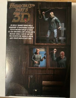 NECA FRIDAY THE 13TH PART 3 3D ULTIMATE JASON VOORHEES 7 