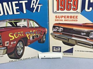 Mpc 1969 Dodge Coronet R/t Superbee Vintage Kit 1769 - 200 1/25 Nos Dashboard Only