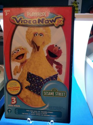 Playskool Videonow Jr.  Sesame Street 3 - Disc Pack 3 Pvd Personal Video Disc