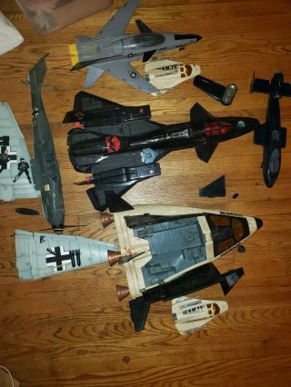 Gi Joe Crusader,  Night Raven,  Conquest,  Cobra Rattler,  Ww2 German Fighter Plane.