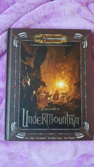 Expedition To Undermountain - Dungeons & Dragons 3.  5 D&d 2007