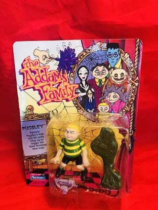 Vintage The Addams Family Pugsley Figure Moc Playmates 1992 Unpunched